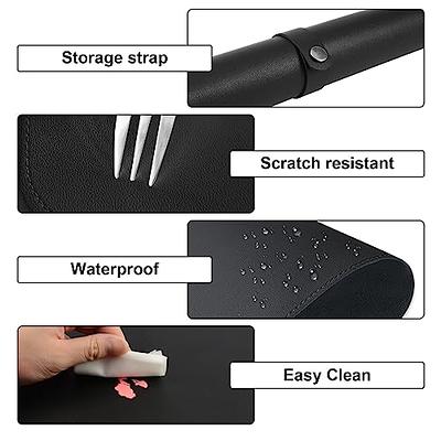 nail art Manicure Table Mat black, [Foldable] [Washable] Manicure Tools,Can  Be Cleaned and Easy to Carry,Wear-Resistant Nail Polish Hand Holder Nail  Salon Tools