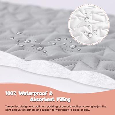 Biloban Pack N Play Mattress Pad, Waterproof Ultra Soft Microfiber ( for  Mini Crib 39 x 27)