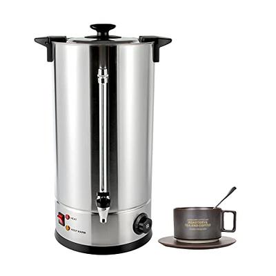 20L/5.28gal Commercial Grade Coffee Urn, 1400W Electric Coffee Maker  Stainless Steel Hot Beverage Dispenser Hot Water Container Tea Urn Quick  Brewing for Home, Party, Office, 30-110°C/86-230° - Yahoo Shopping