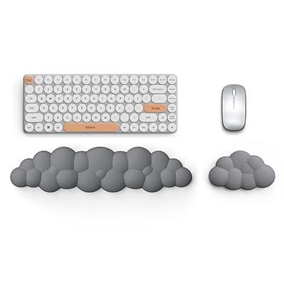 Mouse Cloud Wrist Rest Pad, Ergonomic Mouse Pad with Memory Foam, Cute Mouse  Pad Wrist Support for Computer, Laptop, Gaming, Home and Office, White 