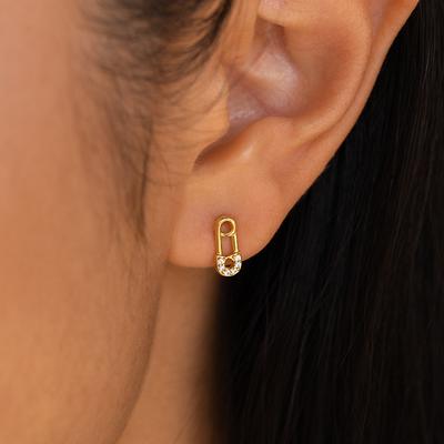 Caitlyn Minimalist Dangling Birth Flower Earrings