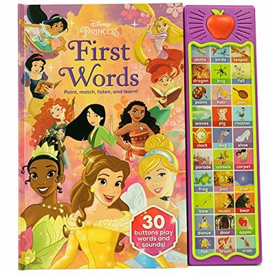 Disney Princess Cinderella, Moana, Rapunzel, and More! - First Words:  Point, Match, Listen, and Learn! 30-Button Sound Book - PI Kids - Yahoo  Shopping