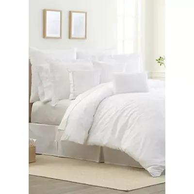 Biltmore® Messina Damask 4 Piece Comforter Set, White, King