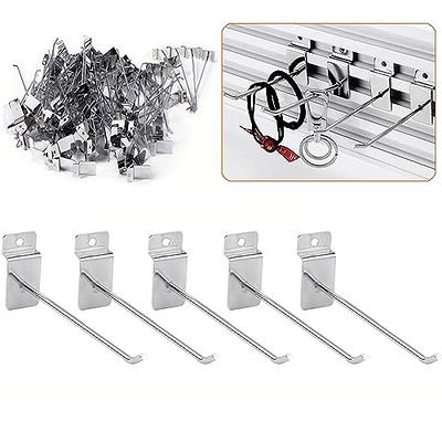 Pegboard Hooks 100Pcs Heavy-Duty Peg Hooks 4'' For 1/4'' 1/8