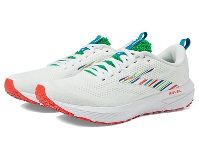 Brooks Revel 6 (White/Green/Red) Men's Shoes - Yahoo Shopping