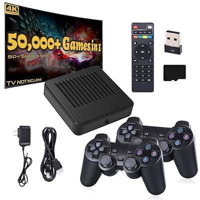 Plug & Play Retro Game Console with Dual Wireless Controllers and 3500+  Built-in Games - 9 Emulators, 4K HDMI Output,Gift for Adults and Kids（32G):  Buy Online at Best Price in Egypt 