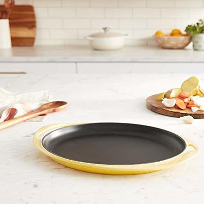 Le Creuset Enameled Cast Iron Oval Skinny Griddle, 12.25, Soleil