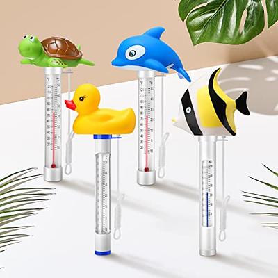 Large Turtle Floating Pool Thermometer - Easy Read, Pool Water Temperature  Gauge