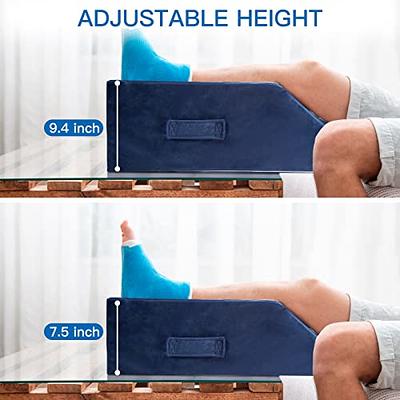 Memory Foam Leg Elevation Pillow Post-Surgery Knee Ankle Support