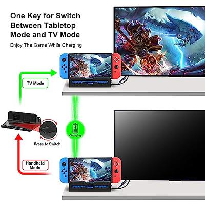 Docking Station for Nintendo Switch/Switch OLED, Charging Dock 4K