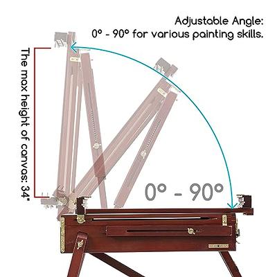 MEEDEN French Easel, Plein Air Easel, Art Easels for Painting Adult, Travel  Easel, Easel Stand for Painting, Portable Artist Easel for Outdoor  Painting, Sketching, Display - Yahoo Shopping