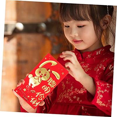  Chinese New Year Red Envelopes 36 Pcs Year of the Lunar Rabbit Red  Envelope Cute Chinese Hong Bao 2023 Lucky Money Envelopes Red Pocket Gift  for Spring Festival Wedding Birthday (