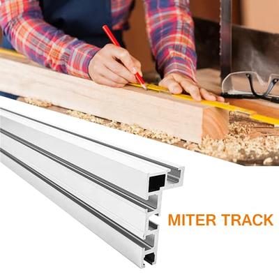 75 Type T Slot Miter Track, Aluminum Alloy T-Track Slide, T-Track for  Woodworking Miter T-Slot for Jigs Fixtures Sleds Router Tables Backer Saw  for Fence Fixture (1000MM) - Yahoo Shopping