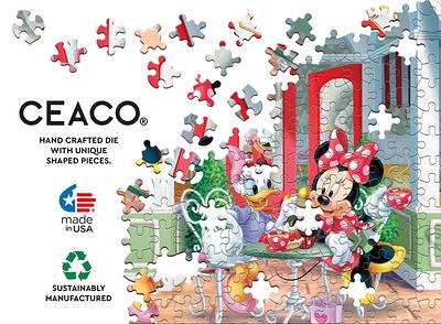  Ceaco - Disney Friends - Flower Power Stitch - 200 Piece Jigsaw  Puzzle : Toys & Games