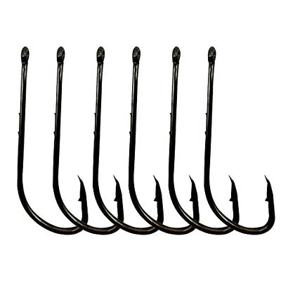 1 Box/100 Pcs Fishing Hooks High Carbon Steel Black Bait Holder