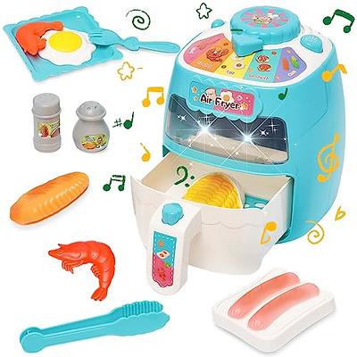  Toy Air Fryer, Play Kitchen Accessories Set for