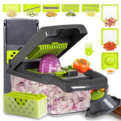  Vegetable Chopper, Onion Chopper, Mandolin Slicer, Pro