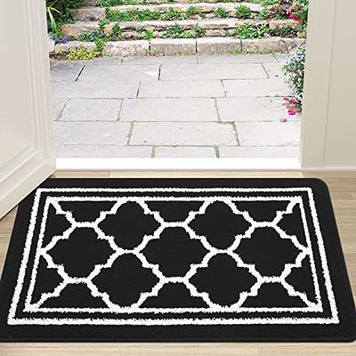 Yimobra Durable Front Door Mats, Heavy Duty Water Absorbent Mud Resistant  Easy Clean Entry Outdoor Indoor Rugs,Non Slip Backing, Exterior Mats for