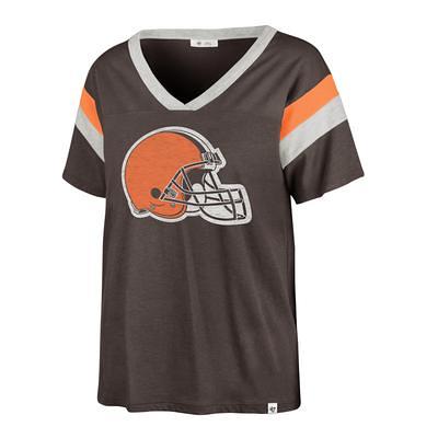 Starter Brown/White Cleveland Browns Halftime Long Sleeve T-Shirt