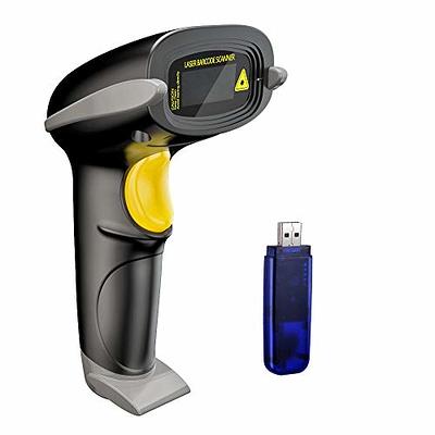 NADAMOO Wireless Barcode Scanner 328 Feet Transmission Distance USB Cordless  1D Laser Automatic Barcode Reader Handhold Bar Code Scanner with USB  Receiver for Store, Supermarket, Warehouse - Yahoo Shopping