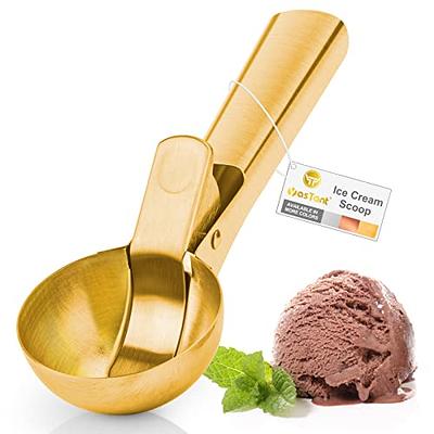 Ice Cream Scooper With Trigger Small Medium Large Set Cookie Spoon Kitchen  Tool Icecream Accessory Food Grade Stainless Steel - Buy Ice Cream Scooper  With Trigger Small Medium Large Set Cookie Spoon