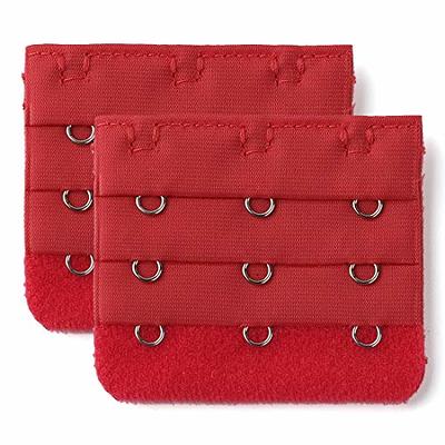 YUPPIE TONE Bra Extender Ladies Bra Strap Extension 8 Hook 3 Rows Buckle  Adjustable 2pcs Red - Yahoo Shopping