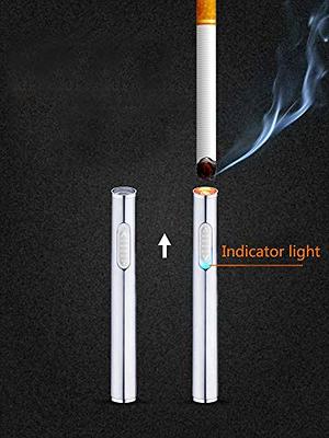 Mini Portable USB Electric Lighter Tobacco Cigarette Charging Lighter  Outdoor Windproof Lighters