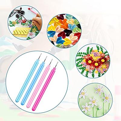 Electric Quilling Pen Automated Paper Volume Paper Rolling for Card Making  blue 