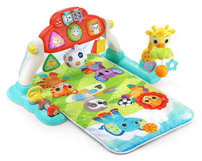 Fisher-Price Deluxe Kick & Play Piano Gym Baby Playmat with Electronic  Learning Toy, Pink 