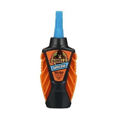 Gorilla Super Glue with Brush & Nozzle Applicator, 10 Gram, Clear