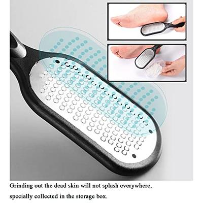 BEZOX Foot File (1 PCS), Double Sided Foot Scraper Callus Remover, Foot  Rasp for Cracked Heel and Foot Corn Removal, Stainless Steel Pedicure File