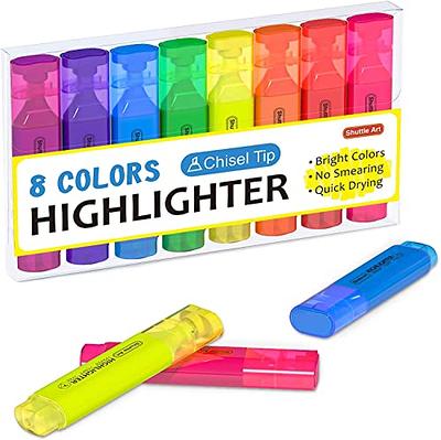  Faccito 30 Pack No Bleed Gel Highlighters Bible Highlighters  Dry Quickly Non Toxic Highlighter Bright Colors Highlighter Markers for  Adult Kids in Home, School, Office(Blue) : Office Products