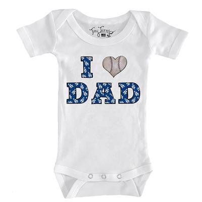 Newborn Royal/Heather Gray Los Angeles Dodgers Little Slugger Two-Pack Bodysuit Set