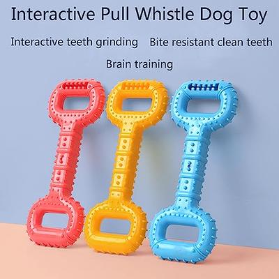 Babezdog Dog Chew Toys Interactive Dog Toys for Aggressive Chewers Large  Breed Indestructible Dog Toys, Natural Rubber Made and Squeaky Design,  Tough