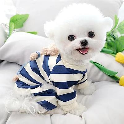 Dog Pajamas for Small Dogs Boy Girl Dog Onesie Jumpsuit Striped Bear Dog  Clothes Cat Clothes Dog Overalls Shirt Dog Sweater Warm Coat Pet Clothes  for Small Dogs Holiday Apparel - Yahoo