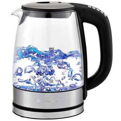 Hamilton Beach Variable Temperature Electric Kettle, 1.7 Liter, Black,  Stainless Steel, New, 41022F 