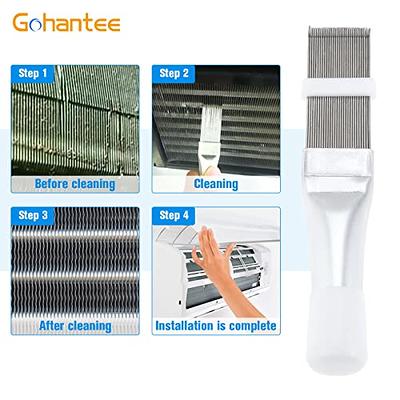 4 Packs Air Conditioner Condenser Cleaning Brush Refrigerator Coil