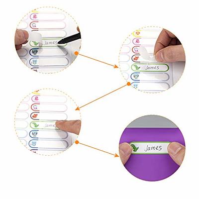 Baby Bottle Labels for Daycare, Self-Laminating, Waterproof Write