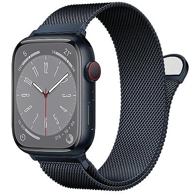 Slim Steel Mesh Band Women Strap for Apple Watch 9 8 7 6 5 4 3 SE  40/44/41/45mm