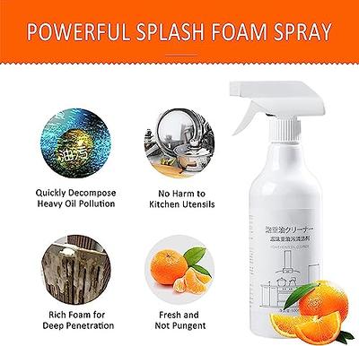 Splash Foam Spray Splash Foam Spray Cleaner Kitchen Heavy Oil Foam Cleaner