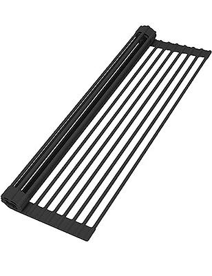 2-Tier Songmics Over The Sink Adjustable Kitchen Dish Drying Rack For  Countertop (Black, UKCS023B01) $35 + Free Shipping