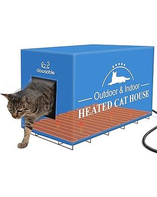 Clawsable Indestructible Heated Cat House for Outdoor Cats in Winter,  Extremely Waterproof, Highly Insulated & Elevated Outdoor Feral Cat House  Shelter for Stray Barn Cat - Yahoo Shopping