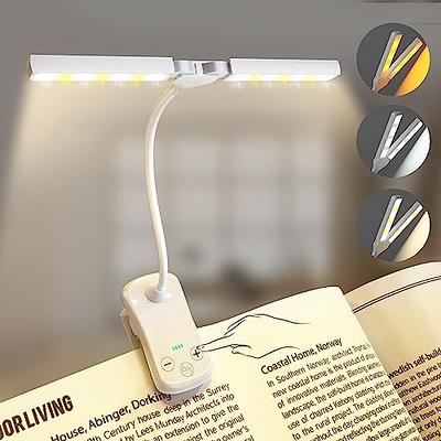 Book Light,14 LED Touch Control Reading Light with 3 Colors&8  Brightness,Rechargeable Book Light for Reading in Bed,Portable Reading  Lights for Books in Bed, Clip on Light, Small Reading Lamp,White - Yahoo  Shopping
