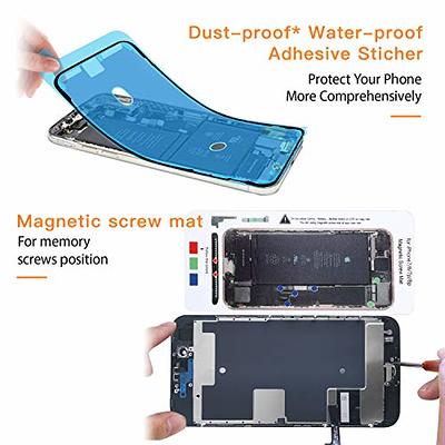 for iPhone 12/12 Pro Screen Replacement 6.1, Bsz4uov 3D Touch LCD Screen  Display Digitizer Assembly for iPhone 12/12 Pro Repair Kits+Waterproof  Frame