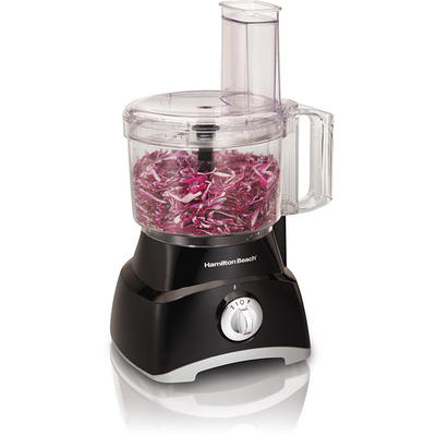 Hamilton Beach Stack & Snap 4-Cup Mini Food Processor & Vegetable Chopper,  250 Watts, for Slicing, Shredding, and Puree, Black (70510)