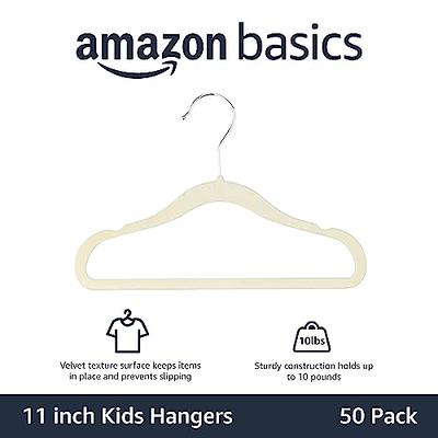 Zober Velvet Kids Hangers for Closet - Pack of 50 Non Slip Childrens Hangers  for Shirts, Pants & Dresses w/Swivel Hook - Durable Kids Clothes Hanger  w/Notches - Small Hangers - Pink - Yahoo Shopping