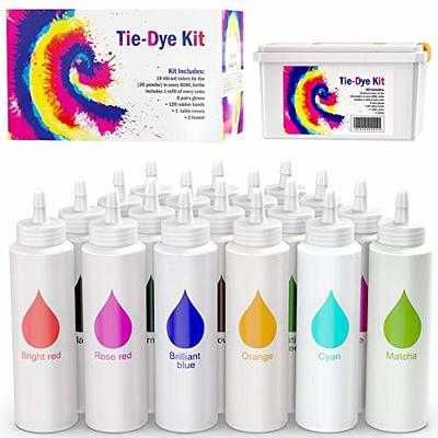 Tie Dye Kit for Kids and Adults - Easy DIY Tie Dye Party Kit with