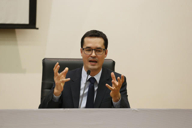 ***FOTO DE ARQUIVO*** BRASÍLIA, DF, 28.06.2016 - Deltan Dallagnol, coordenador da força-tarefa da Lava Jato, durante um seminário em Brasília. (Foto: Pedro Ladeira/Folhapress)