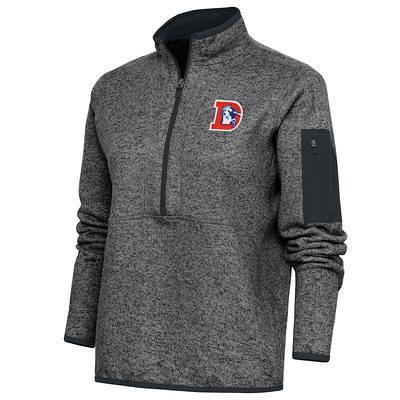 Buffalo Bills Antigua Fortune Quarter-Zip Pullover Jacket - Charcoal