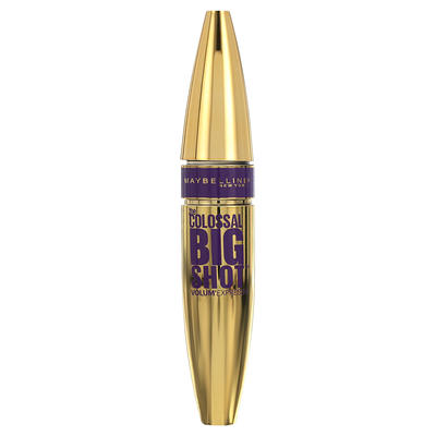 Maybelline Volum Express The Colossal Big Shot Washable Mascara, Blackest  Black